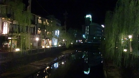 城崎温泉 夜の街並み(2)
