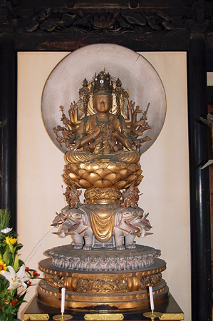 2012年01月09日長岳寺 普賢菩薩観音坐像