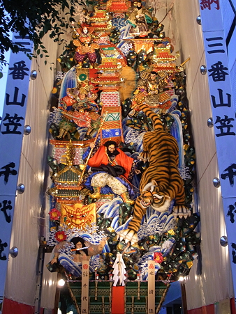 博多祇園山笠 2010 飾り山 千代流 水滸伝(すいこでん)1