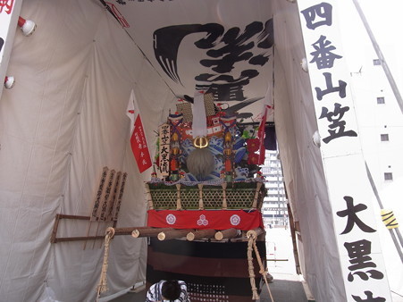 34 博多祇園山笠 大黒流 舁き山 余香馥郁大楠恩(よこうふくいくたりだいなんのおん)2012年 写真画像5