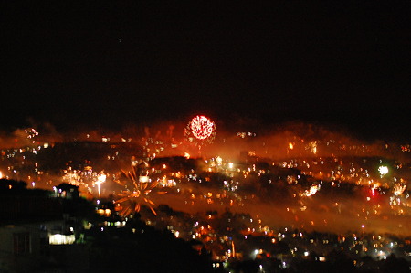 地上花火