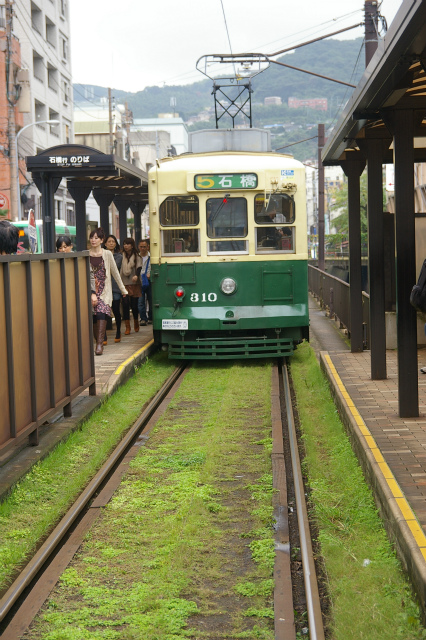 緑の路面電車